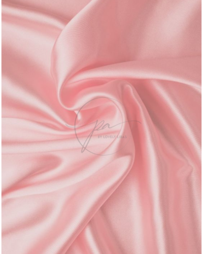 BABY PINK IMPORTED SATIN FABRIC