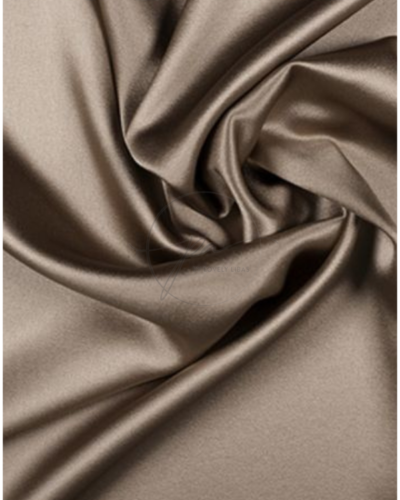 COCO BROWN IMPORTED SATIN FABRIC